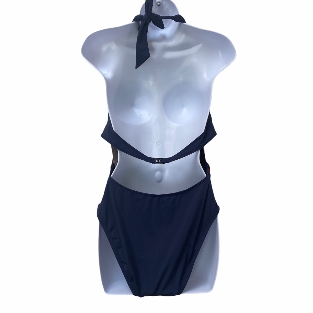 Kenneth Cole One Piece Tummy Toner Swimsuit NWT - Picture 2 of 13